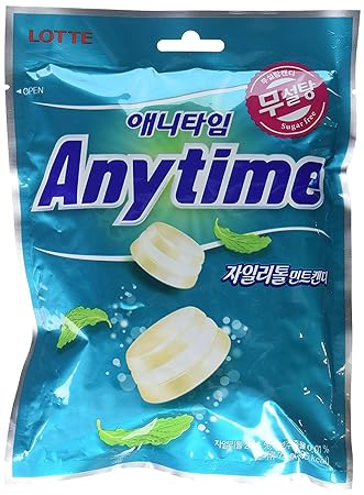 Bag of Lotte Anytime Milk Mint (애니타임 밀크민트)