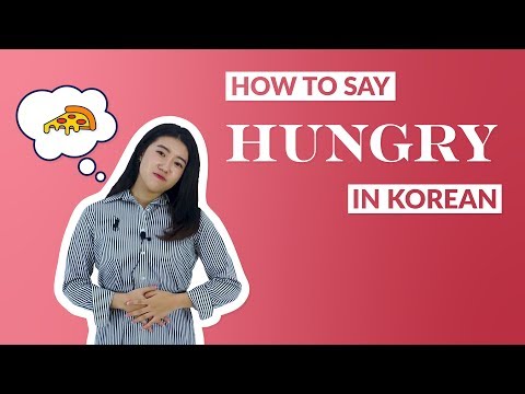 How to Say I&#039;M HUNGRY in Korean | 90 Day Korean