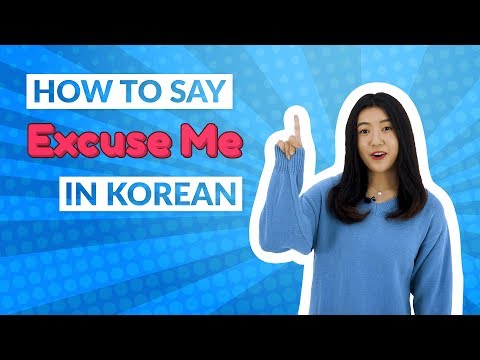 How to Say EXCUSE ME in Korean | 90 Day Korean
