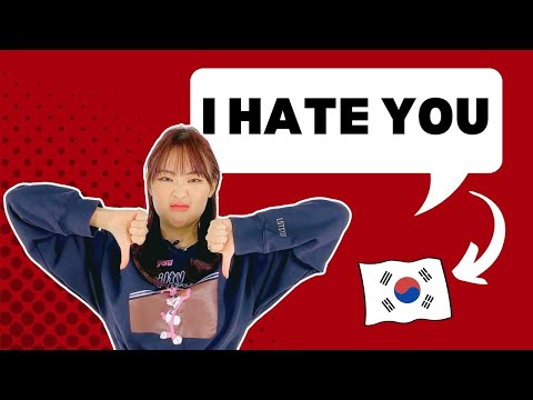 I HATE YOU in Korean - How to say it!