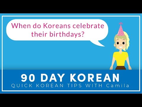 When do Koreans celebrate their birthdays?