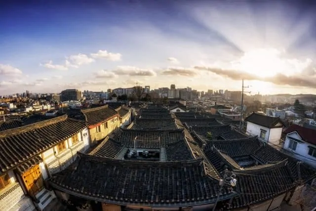 Bukchon Hanok Village in Korea