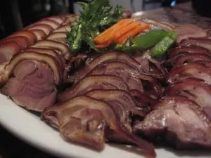 Jokbal (족발) – Pig's Feet - on a white plate