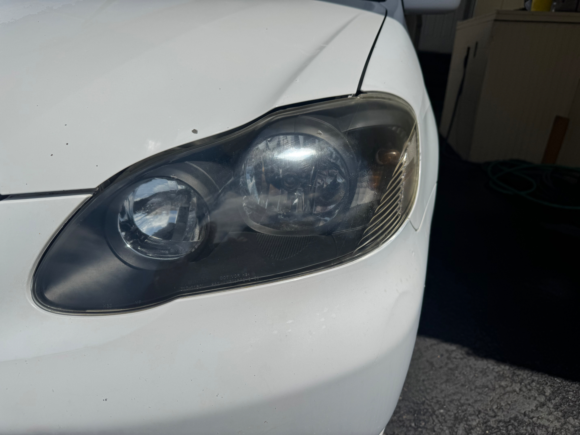 Headlight Restoration  — after professional detailing by Ride N' Shine
