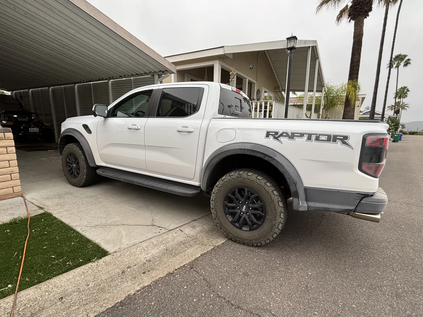 Ford Raptor before Ride N' Shine detailing