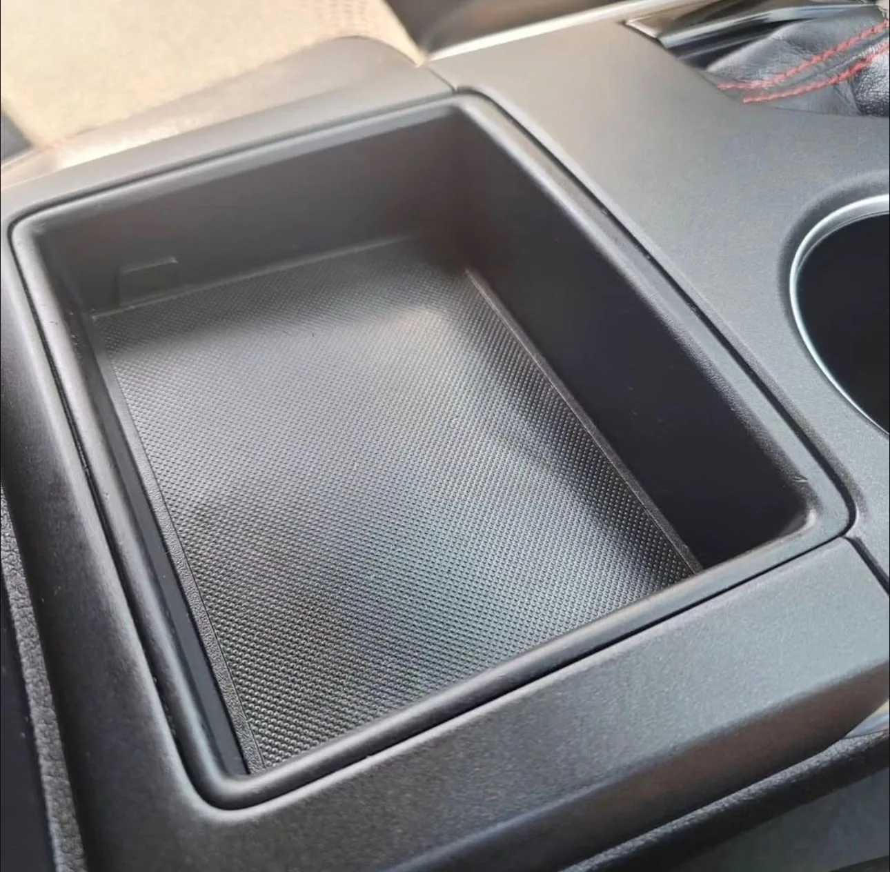 Center Console Deep Clean — after professional detailing by Ride N' Shine